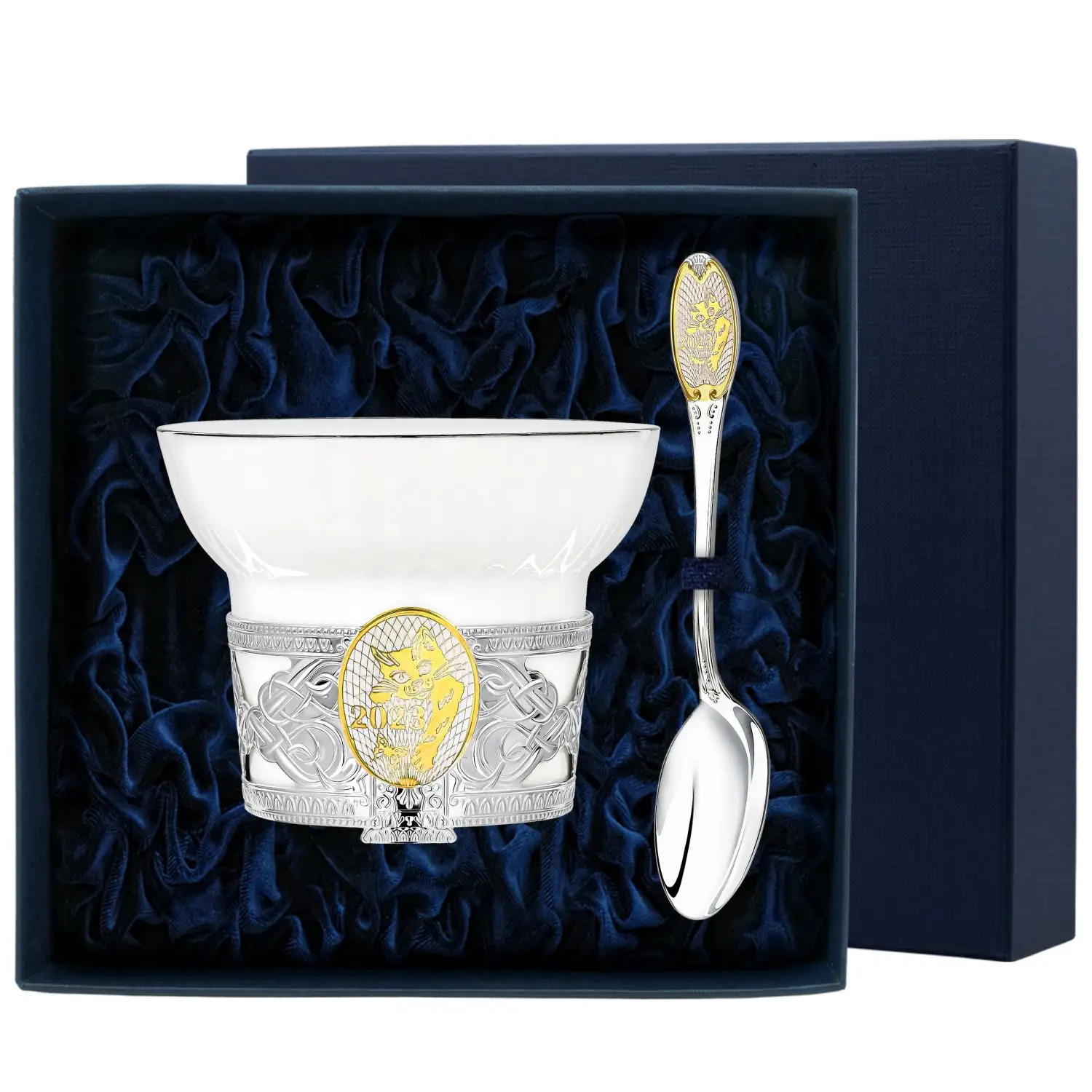 Набор чайная чашка с логотипом 